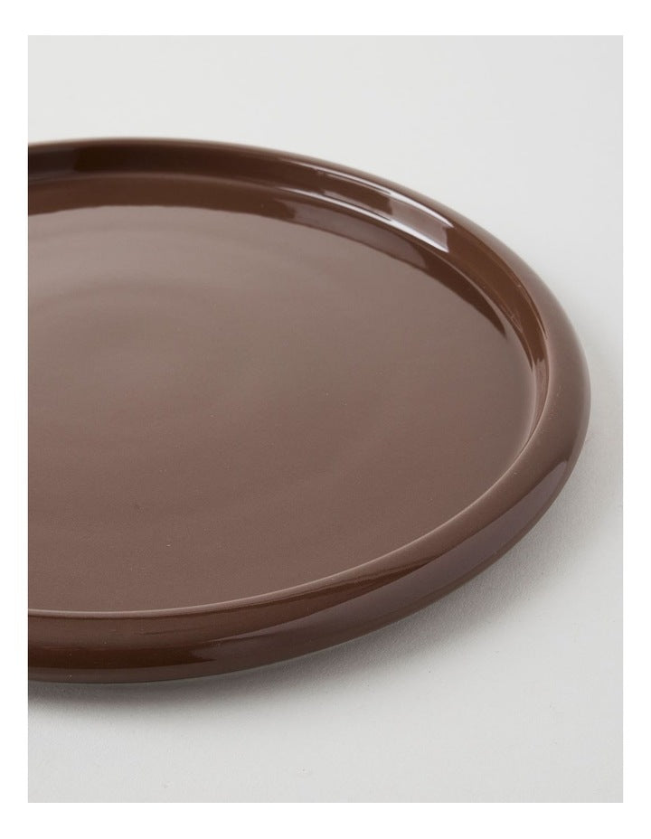 Bubble Side Plate in Brown