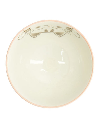 Kawaii Rice Bowl 11.5x6cm Cat Neko White