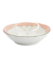 Kawaii Neko Cat Bowl 16.5x5cm Pink