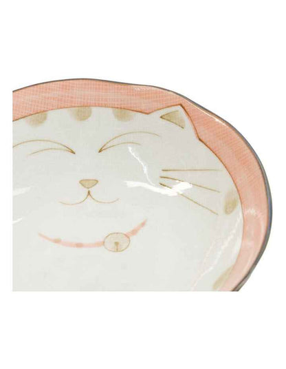 Kawaii Neko Cat Bowl 16.5x5cm Pink