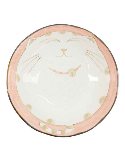 Kawaii Neko Cat Bowl 16.5x5cm Pink