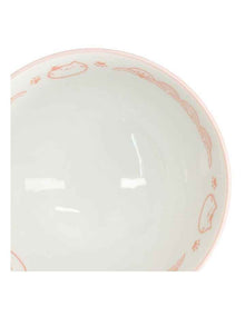 Kawaii Rice Bowl 11.5x6cm Cat Neko Nami Pink