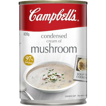 Campbell's Condensed Soup Cream of Mushroom 420g