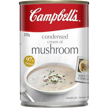 Campbell's Condensed Soup Cream of Mushroom 420g