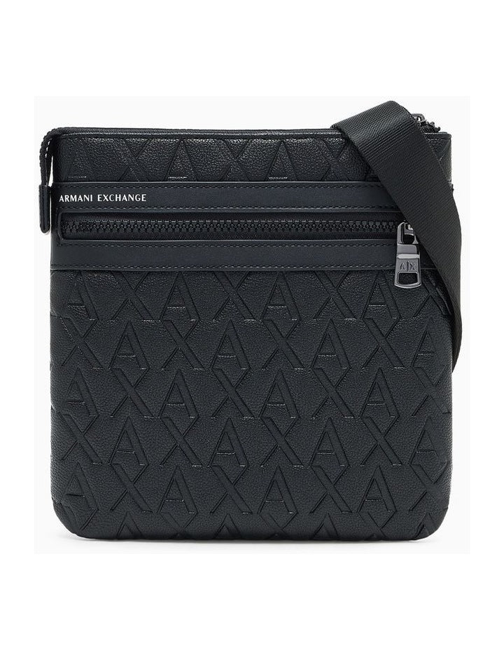 LIAM FLAT CROSSBODY BLACK