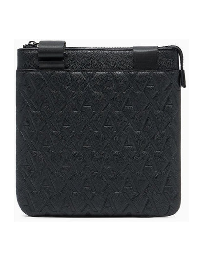 LIAM FLAT CROSSBODY BLACK