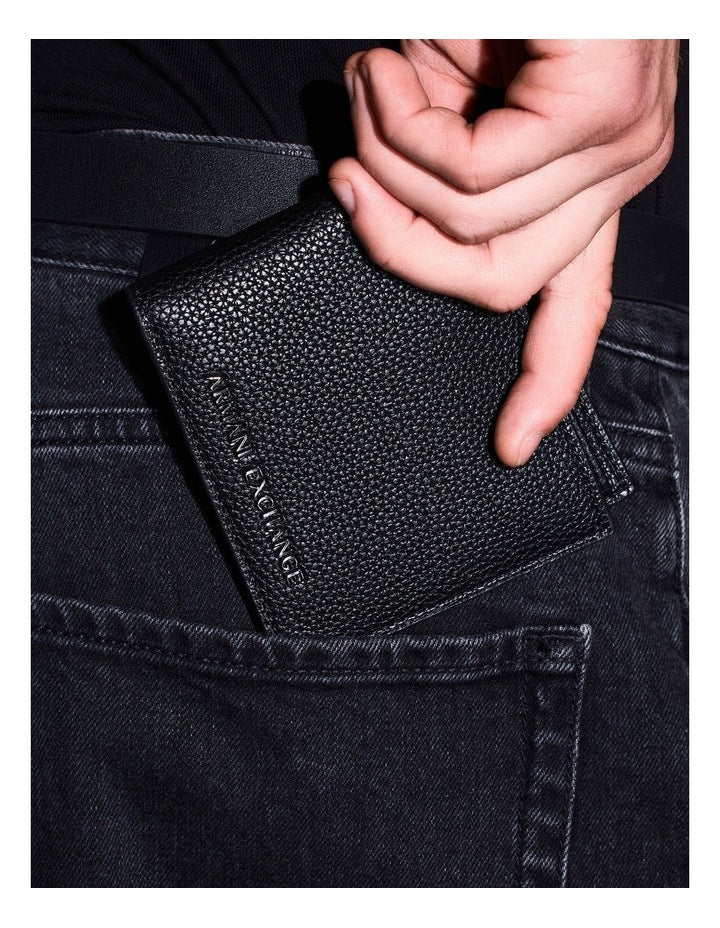 ZAC BIFOLD CREDIT CARD BLACK