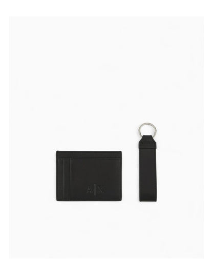 PLAIN LEATHER GIFT SET BLACK