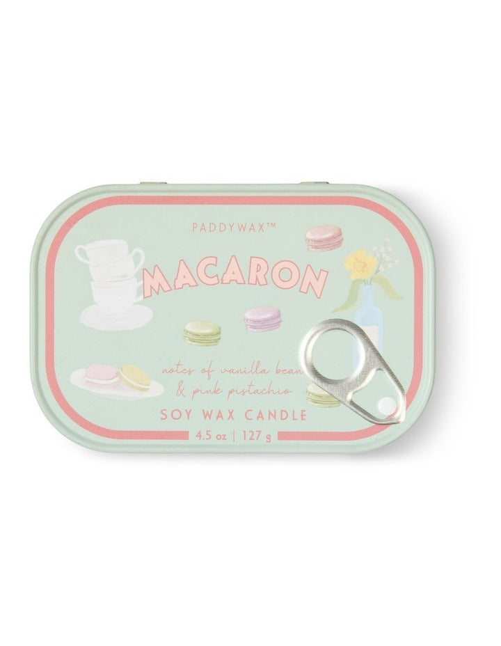 Bistro 4.5oz Printed Tin - Macaron (Pink Pistachio)