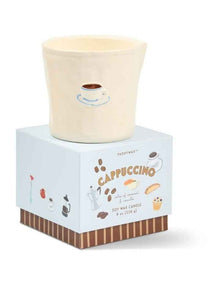 Bistro 8oz Ceramic with Embossed Printed Box in Cappuccino