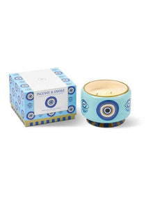 A dopo 24 oz  Ceramic Eye Candle - Incense & Smoke