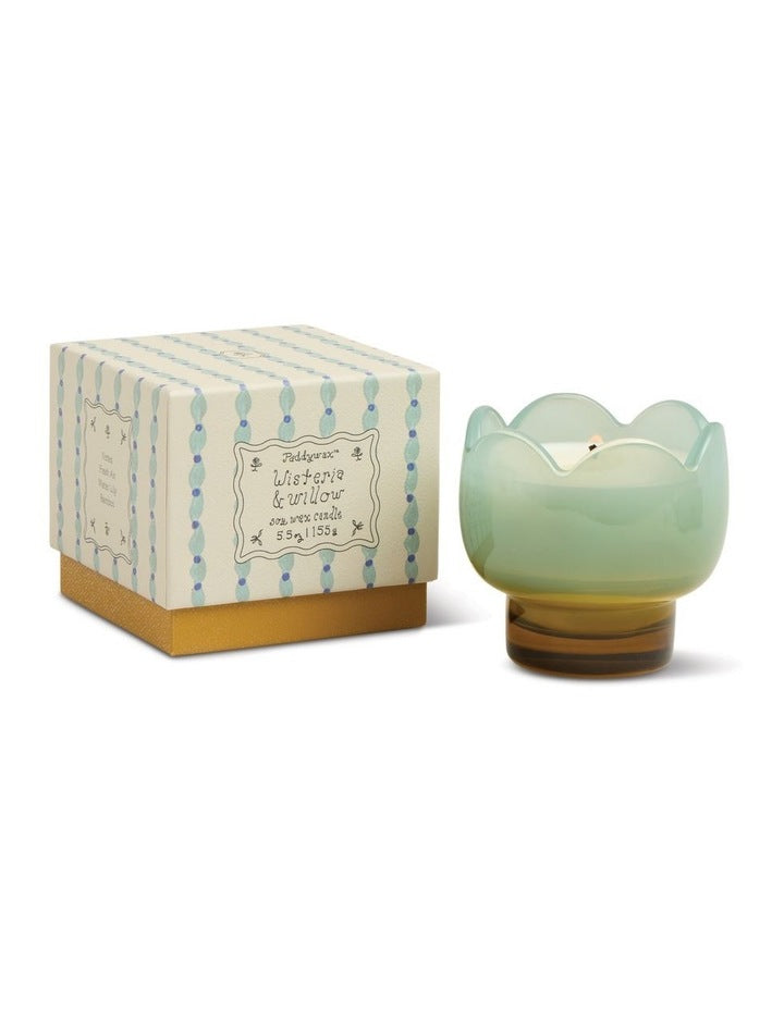 Tulip 5.5oz Glass Candle - Wisteria & Willow