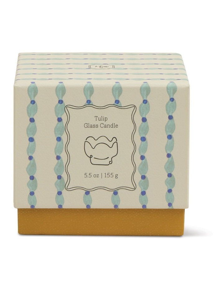 Tulip 5.5oz Glass Candle - Wisteria & Willow