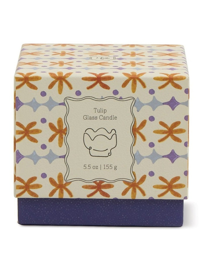 Tulip 5.5oz Glass Candle in Garden & Grove
