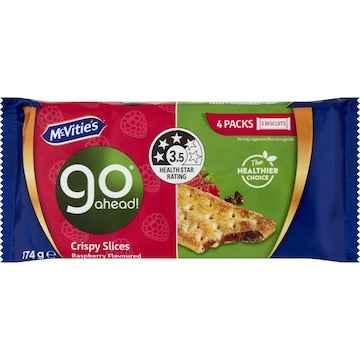 McVitie's Go Ahead Crispy Slices Raspberry 174g