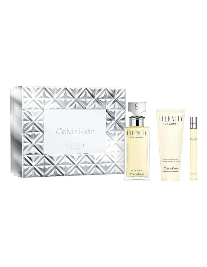Calvin Klein Eternity Eau de Parfum and Body Lotion Trio Gift Set