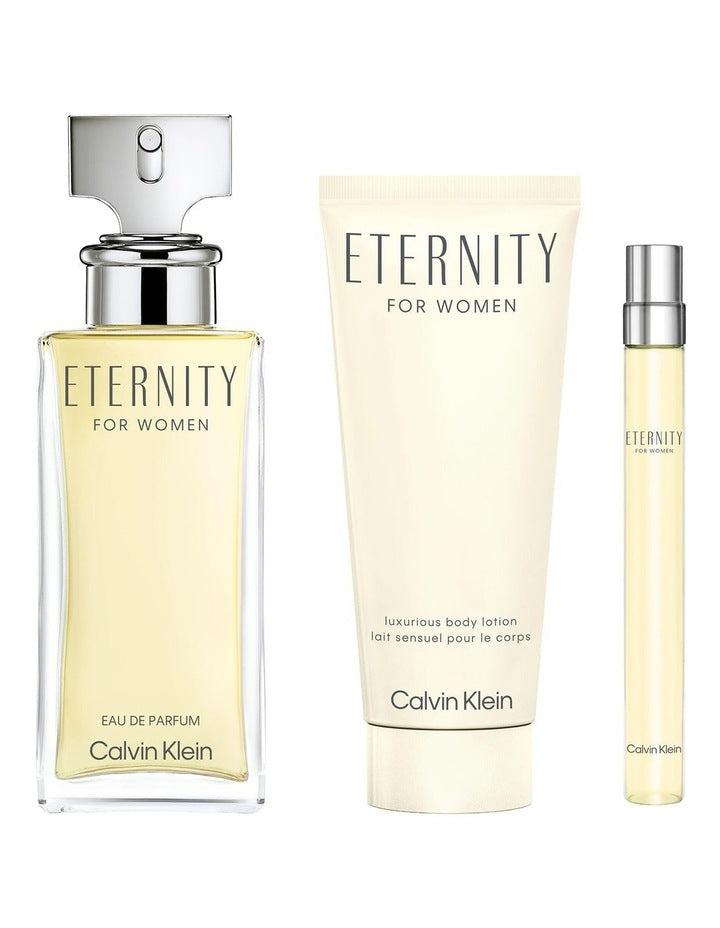 Calvin Klein Eternity Eau de Parfum and Body Lotion Trio Gift Set