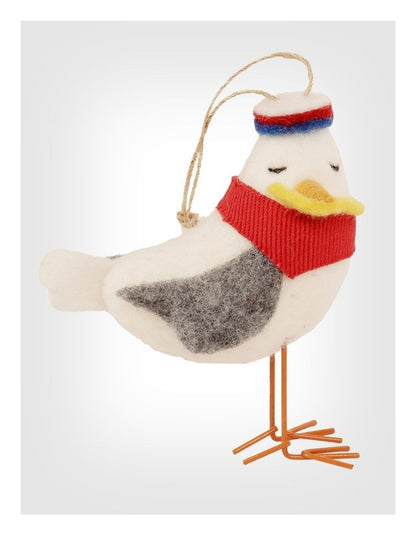 Felt Ornament Chippy Seagull