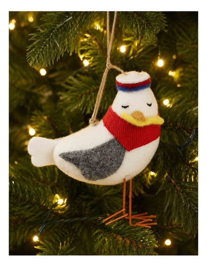 Felt Ornament Chippy Seagull