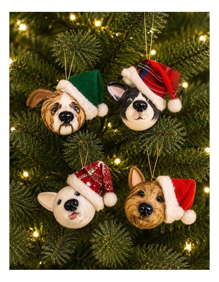 Ornament Set Party Dogs