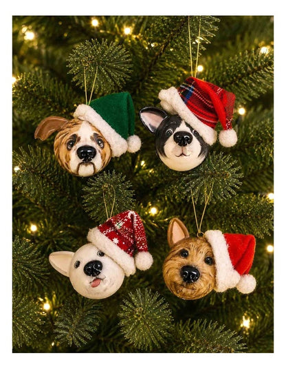 Ornament Set Party Dogs