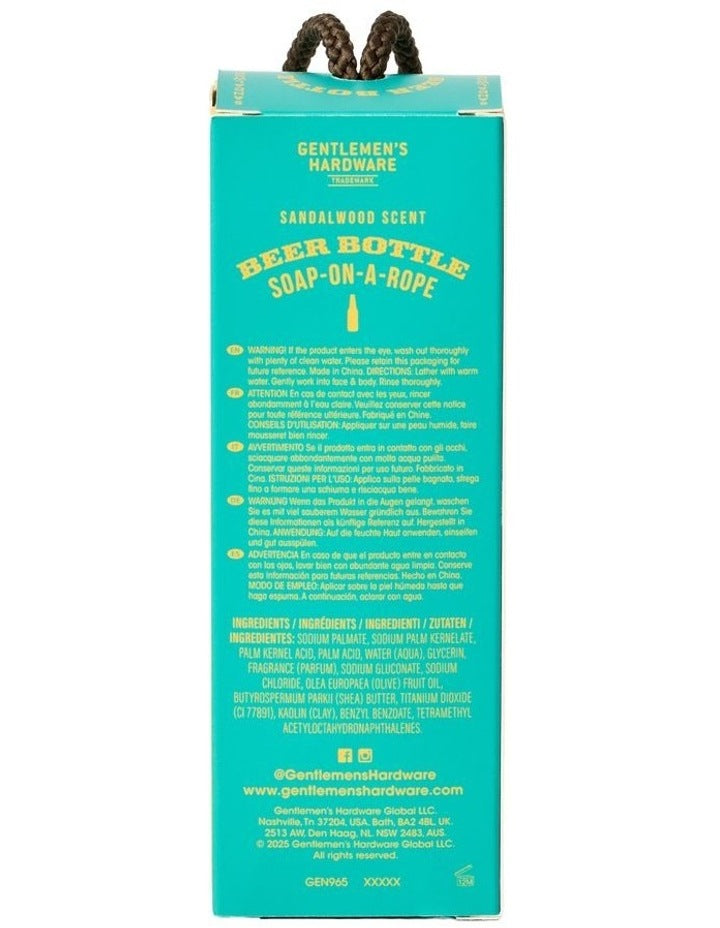 Beer Bottle Soap-on-a-Rope