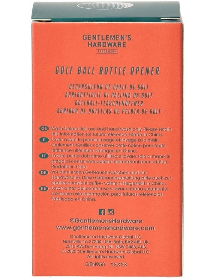 Golf Ball - Bottle Opener