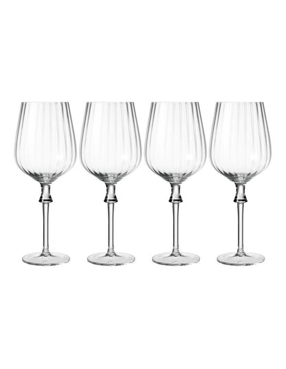 Giovana Wine Glass 600ML Set of 4 Gift Boxed