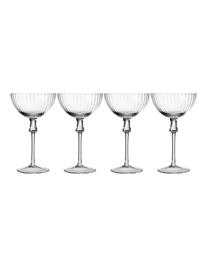 Giovana Coupe Glass 250ML Set of 4 Gift Boxed