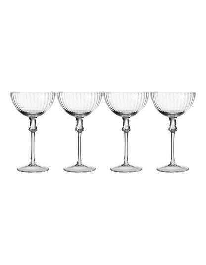 Giovana Coupe Glass 250ML Set of 4 Gift Boxed