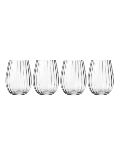 Giovana Stemless Glass 580ML Set of 4 Gift Boxed