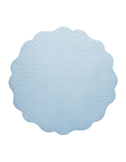 Banda Leather Look Placemat 38cm in Blue