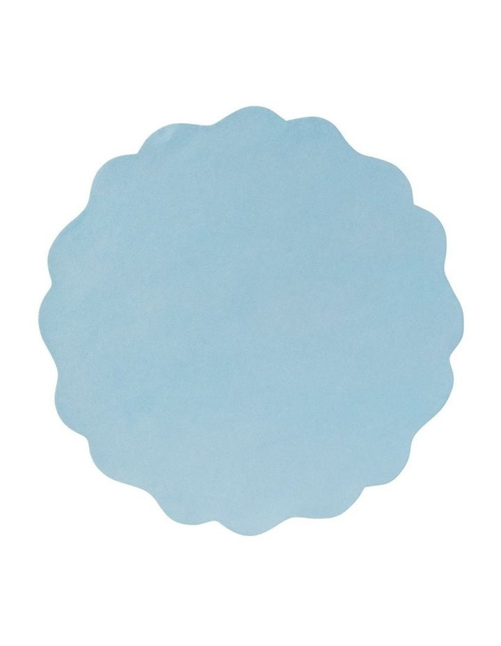 Banda Leather Look Placemat 38cm in Blue