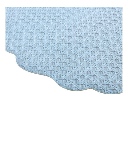 Banda Leather Look Placemat 38cm in Blue