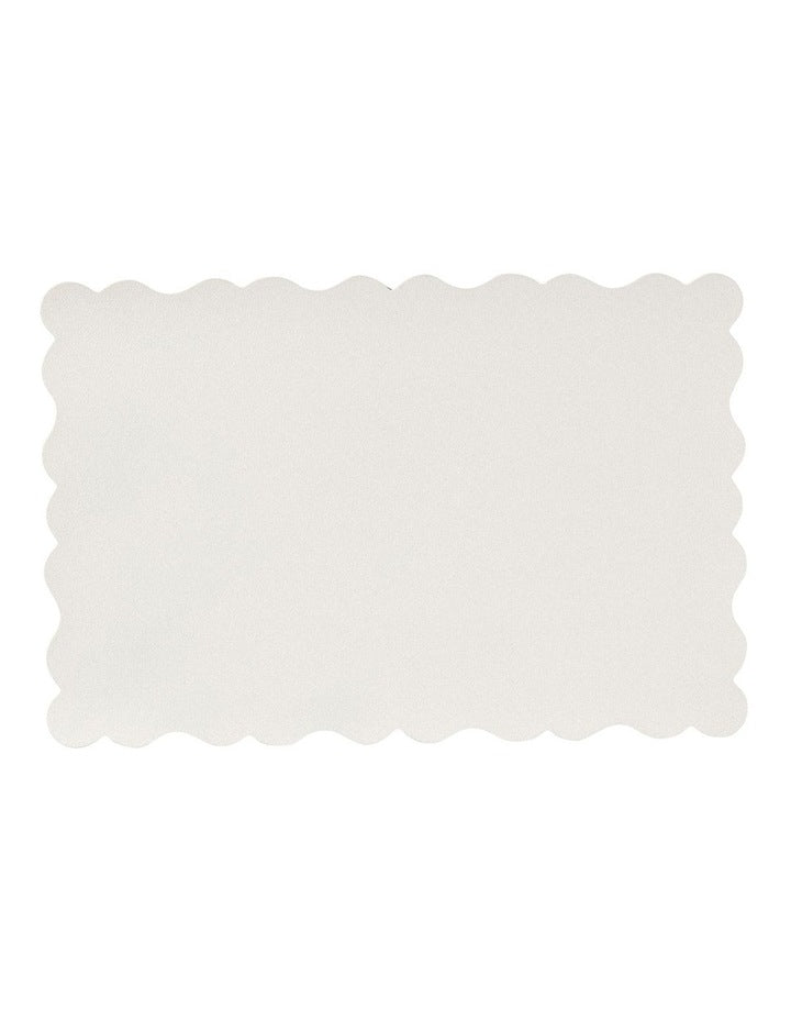 Banda Stripes Scallop Placemat 45x30cm Blue