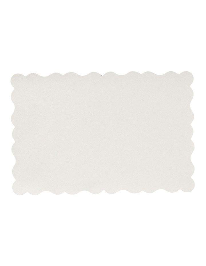 Banda Stripes Scallop Placemat 45x30cm Mint
