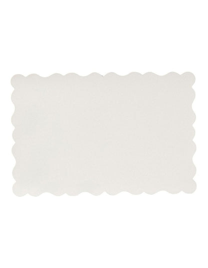 Banda Stripes Scallop Placemat 45x30cm Mint