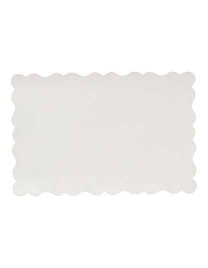 Banda Stripes Scallop Placemat 45x30cm Butter