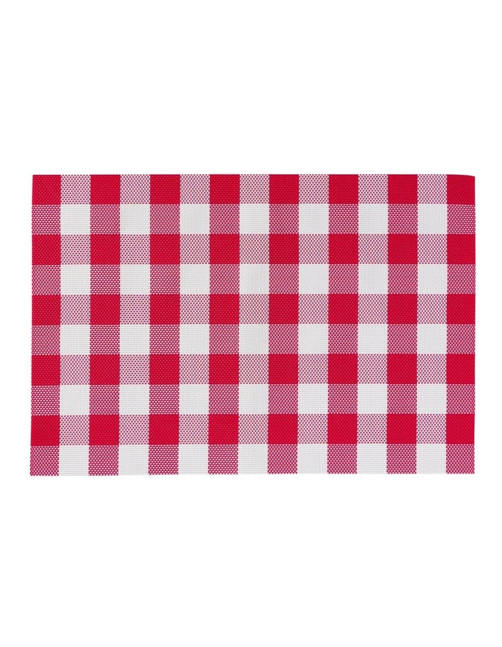 Trattoria Placemat 45x30cm Red Check