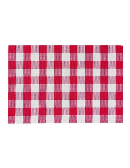 Trattoria Placemat 45x30cm Red Check