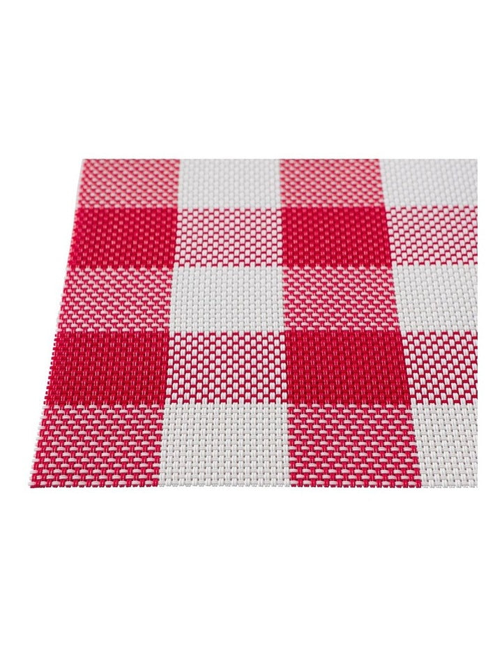 Trattoria Placemat 45x30cm Red Check