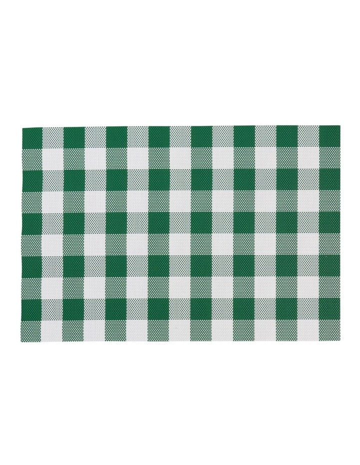 Trattoria Placemat 45x30cm Green Check