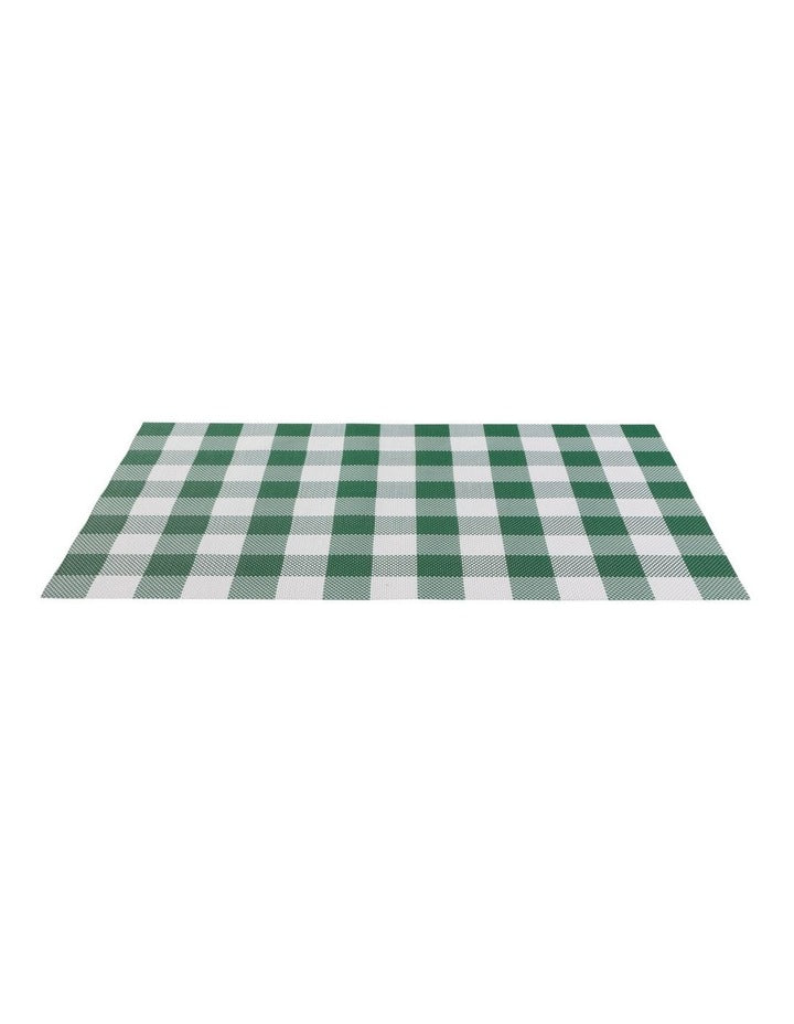 Trattoria Placemat 45x30cm Green Check