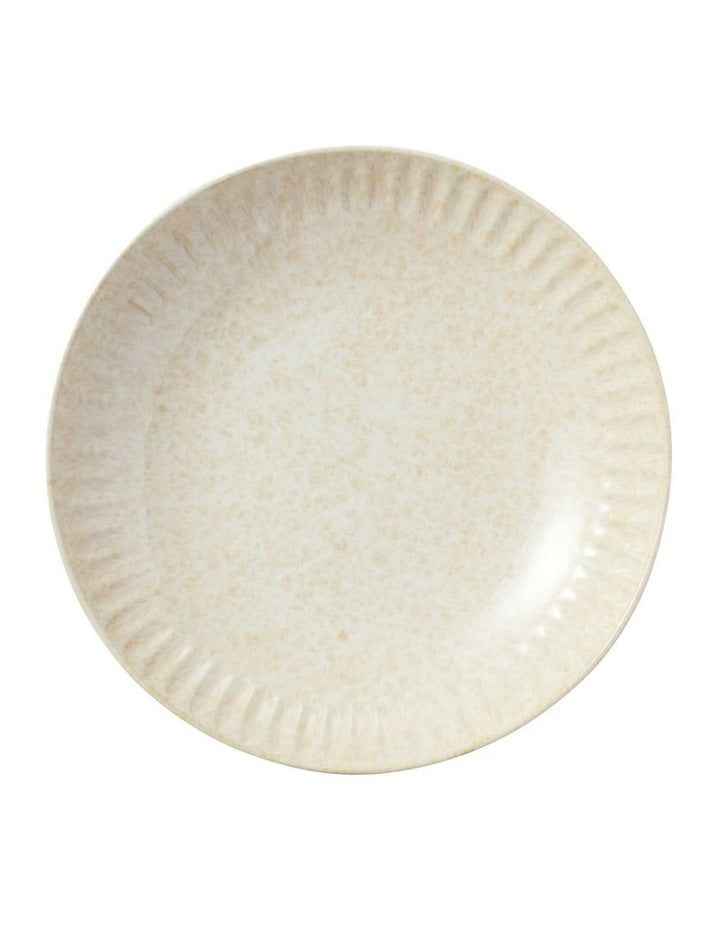 Il Mare Round Embossed Serving Bowl 28x6cm Sand