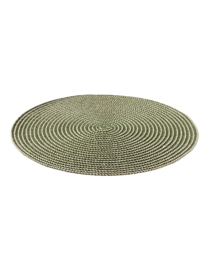 Cala Woven Placemat 36cm Green