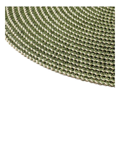 Cala Woven Placemat 36cm Green