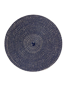 Cala Woven Placemat 36cm Navy
