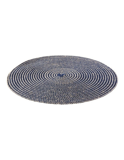 Cala Woven Placemat 36cm Navy