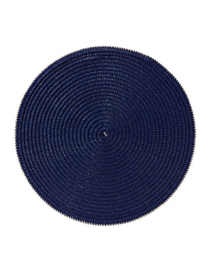 Cala Woven Placemat 36cm Navy