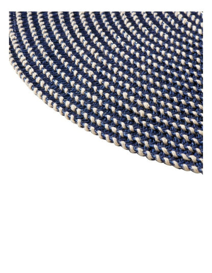Cala Woven Placemat 36cm Navy